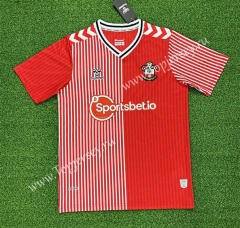(S-4XL) 2023-2024 Southampton Home Red&White Thailand Soccer Jersey AAA-403