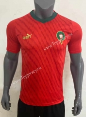 2023-2024 Morocco Home Red Thailand Soccer Jersey AAA-416