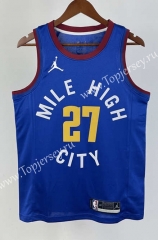 City Edition 2020-2021 Denver Nuggets Blue #27 NBA Jersey-311