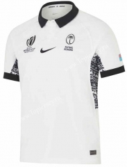 2023 World Cup Fiji Home White Rugby Shirt