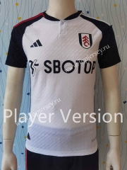 Player Version 2023-2024 Fulham Home White Thailand Soccer Jersey AAA-807