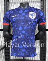 Player Version 2023-2024 Netherlands Away Blue Thailand Soccer Jersey AAA-888