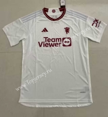 2023-2024 Manchester United 2nd Away White Thailand Soccer Jersey AAA-818