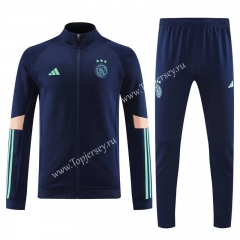 2023-2024 Ajax Royal Blue Thailand Soccer Jacket Uniform-4627