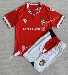 2023-2024 Wrexham Home Red Soccer Uniform-AY