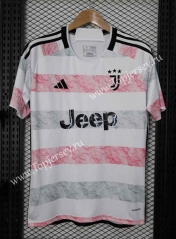 2023-2024 Juventus Away White Thailand Soccer Jersey AAA-888