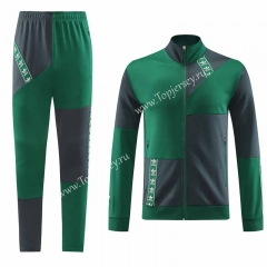 Green Thailand Soccer Jacket Uniform-LH