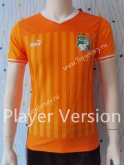 Player Version 2023-2024 Cote d'Ivoire Orange Thailand Soccer Jersey AAA-807