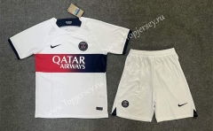 2023-2024 Paris SG Away White Soccer Uniform-6748