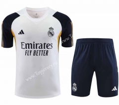 2023-2024 Real Madrid White Thailand Soccer Uniform-418