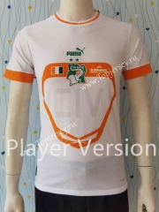 Player Version 2023-2024 Cote d'Ivoire White Thailand Soccer Jersey AAA-807