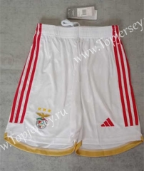 2023-2024 Benfica Home White Thailand Soccer Shorts-2886