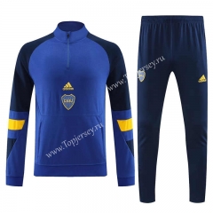 2023-2024 Boca Juniors Blue Thailand Soccer Tracksuit-4627