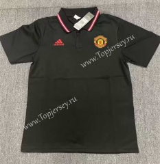 2023-2024 Manchester United Black Thailand Polo Shirt-1905