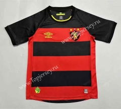 (S-4XL) 2023-2024 Sport Recife Home Red&Black Thailand Soccer Jersey AAA-908