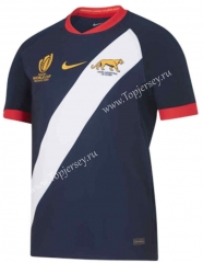 2023 World Cup Argentina Away Royal Blue Thailand Rugby Shirt
