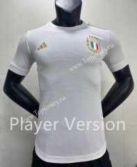 Player Version 125th Anniversary Italy White Thailand Soccer Jersey AAA-2016