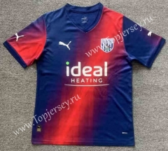 2023-2024 West Bromwich 2nd Away Red&Blue Thailand Soccer Jersey AAA-512
