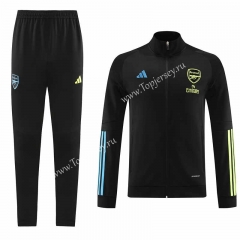 2023-2024 Arsenal Black Thailand Soccer Jacket Uniform-LH