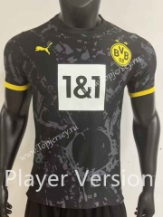 Player Version 2023-2024 Borussia Dortmund Away Black Thailand Soccer Jersey AAA