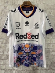 2023 Native Version Melbourne White Thailand Rugby Jersey