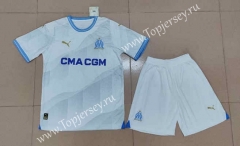 2023-2024 Olympique de Marseille Home White Soccer Uniform-718