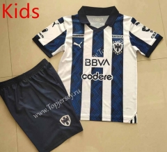 2023-2024 Special Version Monterrey Blue&White Kids/Youth Soccer Uniform-912