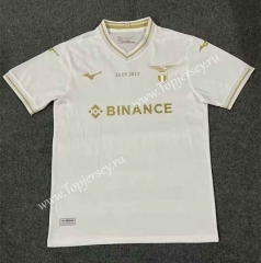 2023-2024 Lazio White Thailand Soccer Jersey AAA-0485