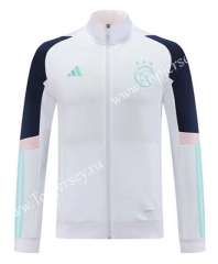 2023-2024 Ajax White Thailand Soccer Jacket -LH