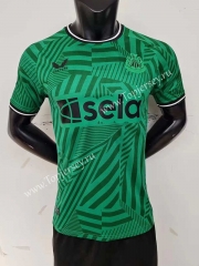 Player Version 2023-2024 Newcastle United Away Green Thailand Soccer Jersey AAA