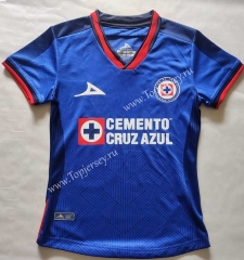 2023-2024 Cruz Azul Home Blue Women Thailand Soccer jersey AAA-912