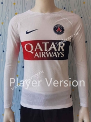 Player Version 2023-2024 Paris SG Away White LS Thailand Soccer Jersey AAA-807