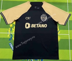 2023-2024 Sporting Clube de Portugal 2nd Away Black Thailand Soccer Jersey AAA-HR