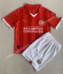 2023-2024 PSV Eindhoven Home Red Soccer Uniform-AY