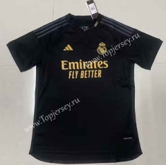 2023-2024 Real Madrid 2nd Away Black Thailand Soccer Jersey AAA-818