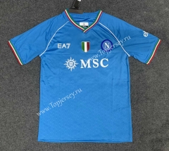 Without Scudetto patch 2023-2024 Napoli Home Blue Thailand Soccer Jersey AAA-GB