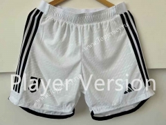 Player Version 2023-2024 Juventus Home White Thailand Soccer Shorts-6886