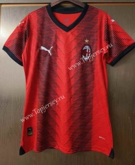 2023-2024 AC Milan Home Red&Black Women Thailand Soccer Jersey AAA