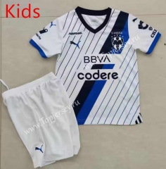 2023-2024 Monterrey Away White Kids/Youth Soccer Uniform-912
