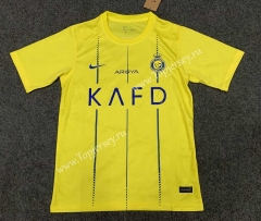 2023-2024 Al-Nassr FC Home Yellow Thailand Soccer Jersey AAA-GB