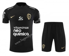 2023-2024 Corinthians Black Thailand Soccer Uniform-4627
