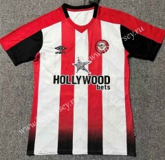 2023-2024 Brentford Home Red&White Thailand Soccer Jersey AAA-709