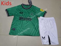 2023-2024 Newcastle United Away Green Kids/Youth Soccer Uniform-507