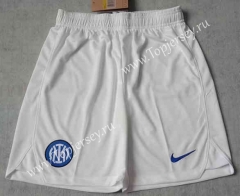 2023-2024 Inter Milan Away White Thailand Soccer Shorts-2886