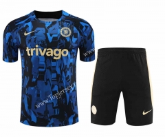 2023-2024 Chelsea Blue&Black Thailand Soccer Uniform-418