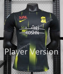 Player Version 2023-2024 Al Ittihad Saudi 2nd Away Black Thailand Soccer Jersey AAA-888