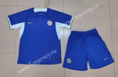 2023-2024 Chelsea Home Blue Soccer Uniform-718
