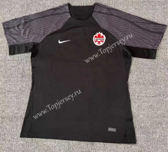 2023-2024 Canada Black Thailand Soccer Jersey AAA-709