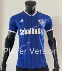 Player Version 2023-2024 Schalke 04 Home Blue Thailand Soccer Jersey AAA-SJ