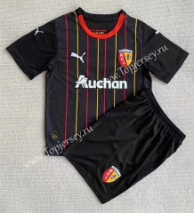 2023-2024 RC Lens Away Black Soccer Uniform-AY